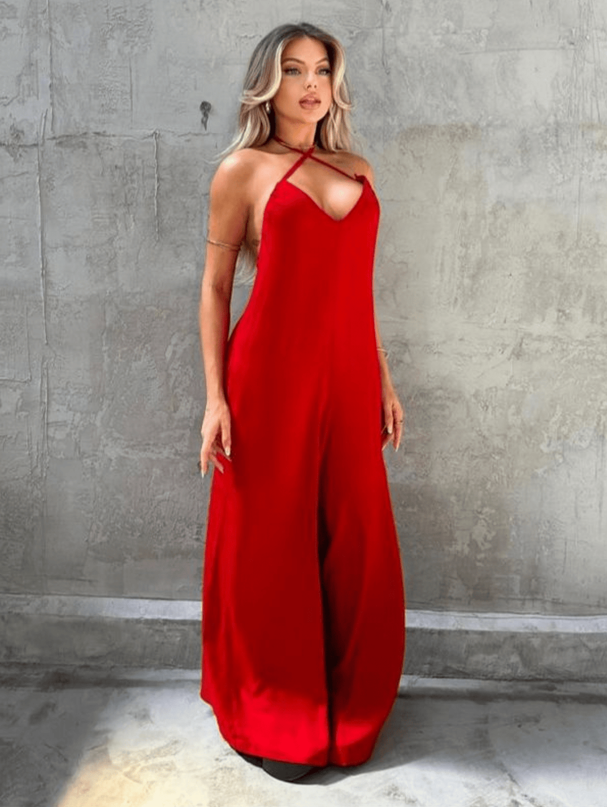 Macacão Longo Pantalona