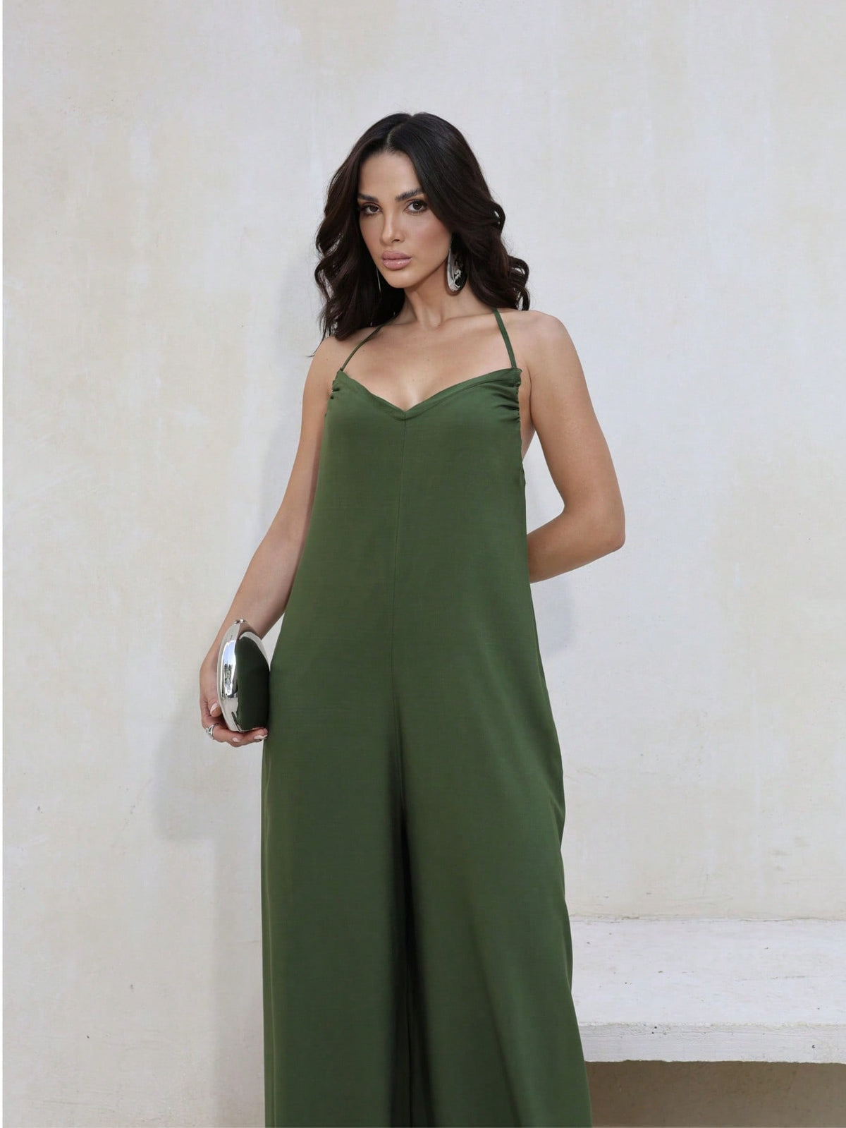 Macacão Pantalona Elegante Feminino