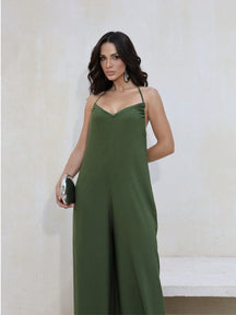 Macacão Pantalona Elegante Feminino