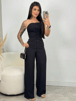 Conjunto Elegante Alfaiataria Social