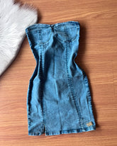 Vestido Retrô Jeans