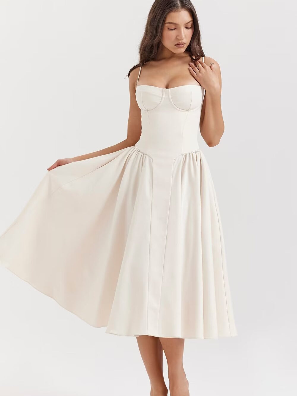 Vestido Midi Meia Bella Curve