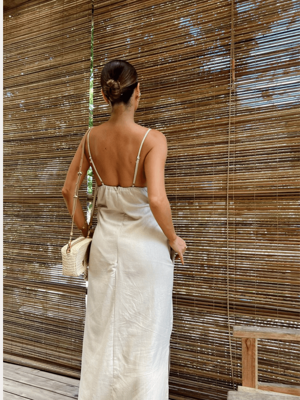 Vestido Longo Vogue Flor de Linho