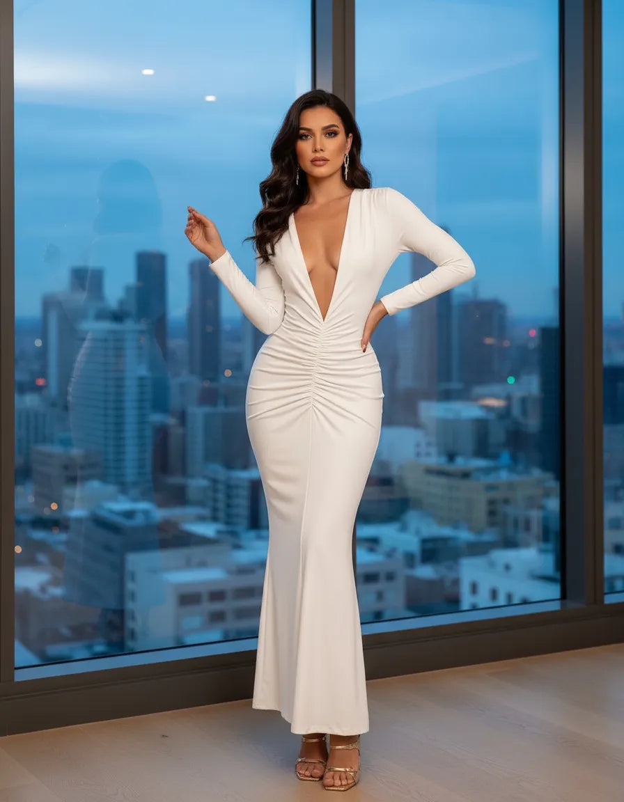 Vestido Branco Tamanho Único Que Veste 36-38-40 Elasticidade