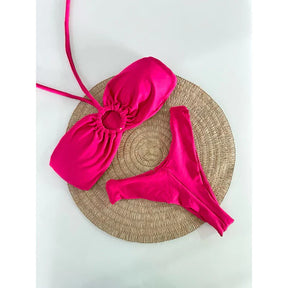 biquini fio duplo com bojo removível biquíni tomara que caia