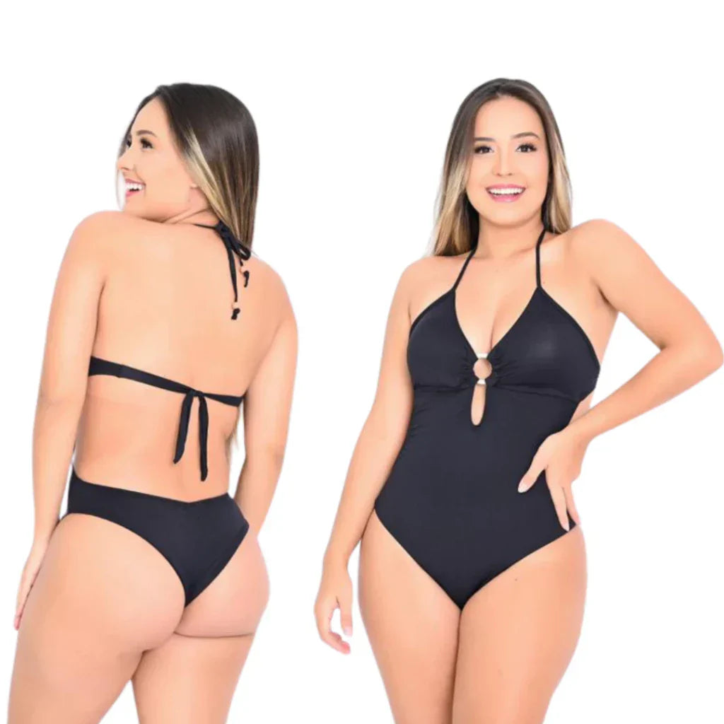 Maiô Liso de Praia Carolina