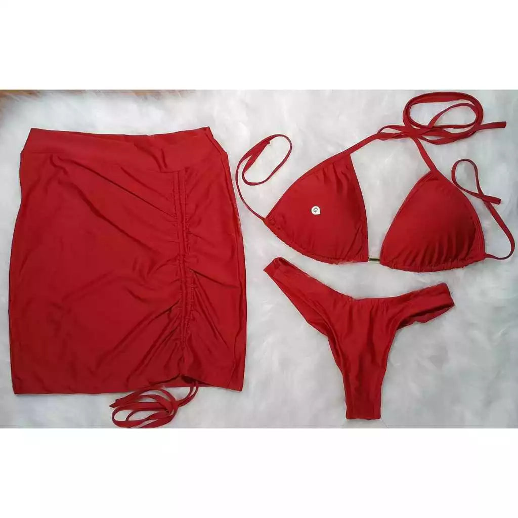 Biquini 3 Peças com Saia Aurora