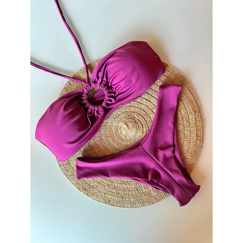 biquini fio duplo com bojo removível biquíni tomara que caia