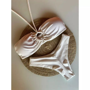 biquini fio duplo com bojo removível biquíni tomara que caia