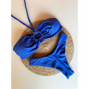 biquini fio duplo com bojo removível biquíni tomara que caia