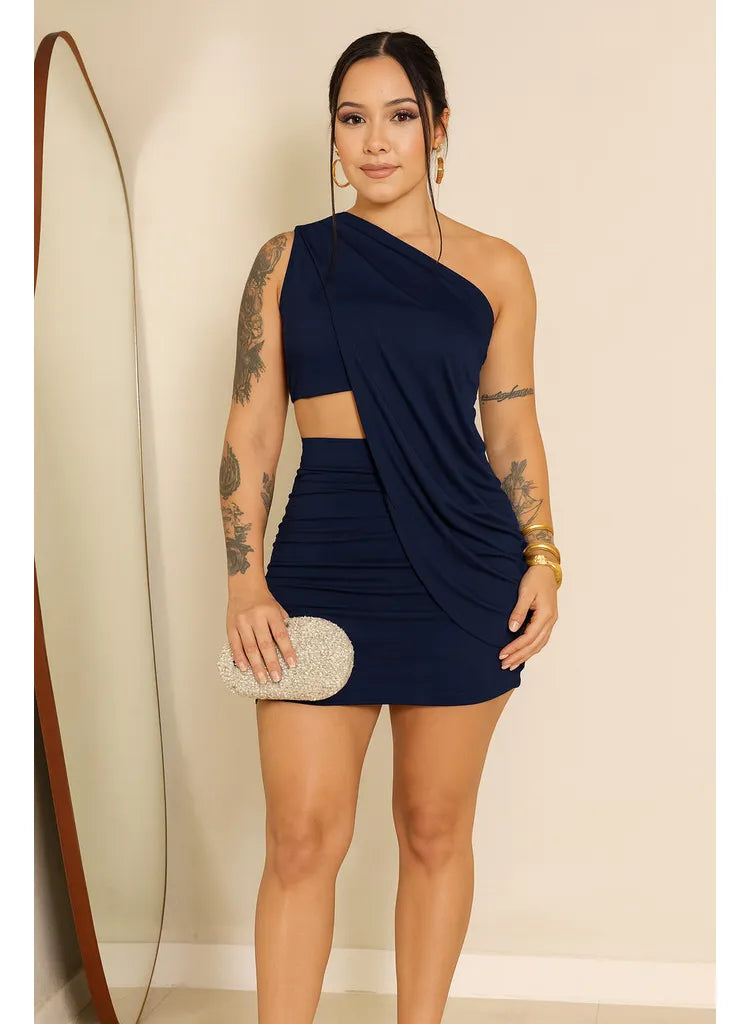 Conjunto Feminino Colado Bata Mula Manca Suplex Cintura Alta