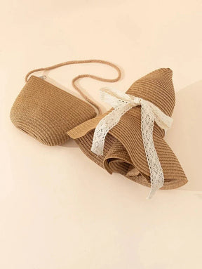 Chapéu de Praia + Bolsa Madam