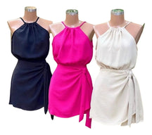 Macaquinho Curto Feminino Vestido Soltinho Crepe Duna